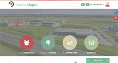 Desktop Screenshot of gminaslupsk.pl